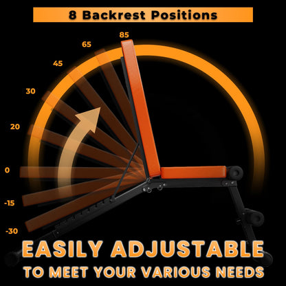 - naspaluro Adjustable Weight Bench Foldable | Workout Benches For Home -