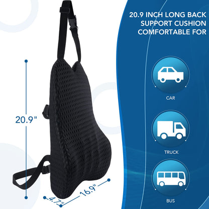 - Teemour Lumbar Support Pillow for Office Chair Car | Lumbar Pillow Memory Foam Car Back Support | For Gaming Chair -