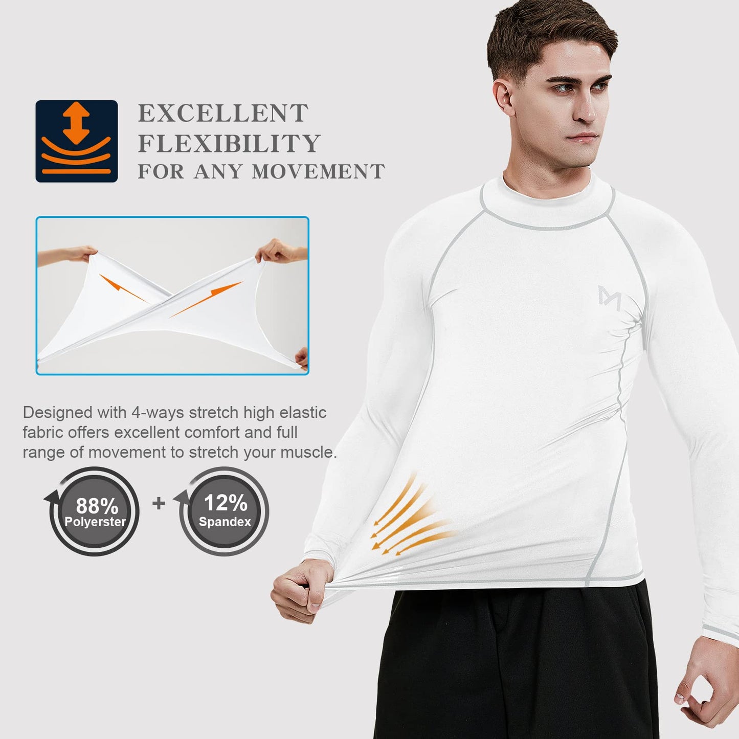 - MEETYOO Men’s Compression Base Layer -