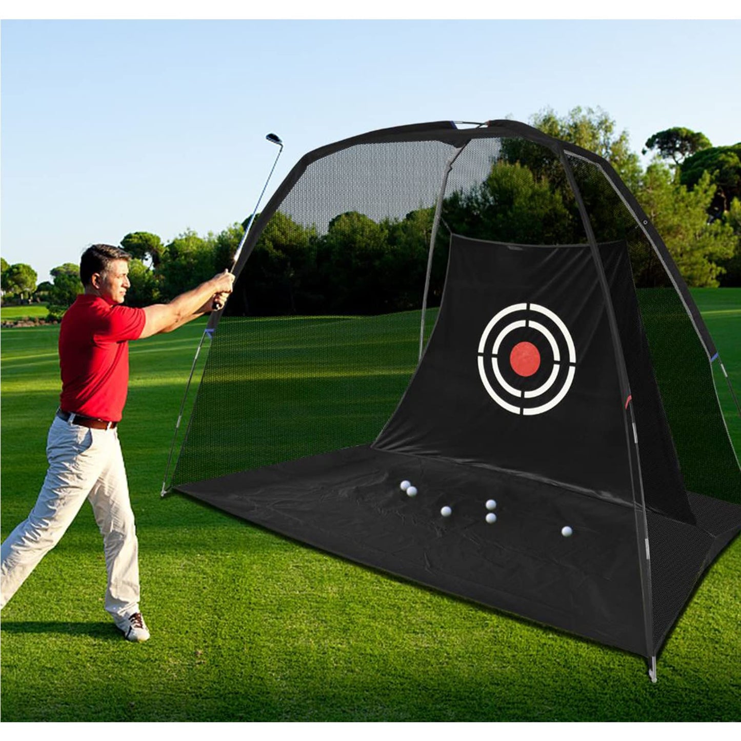- Golf Practice Hitting Nets | Backyard Driving Indoor Use -