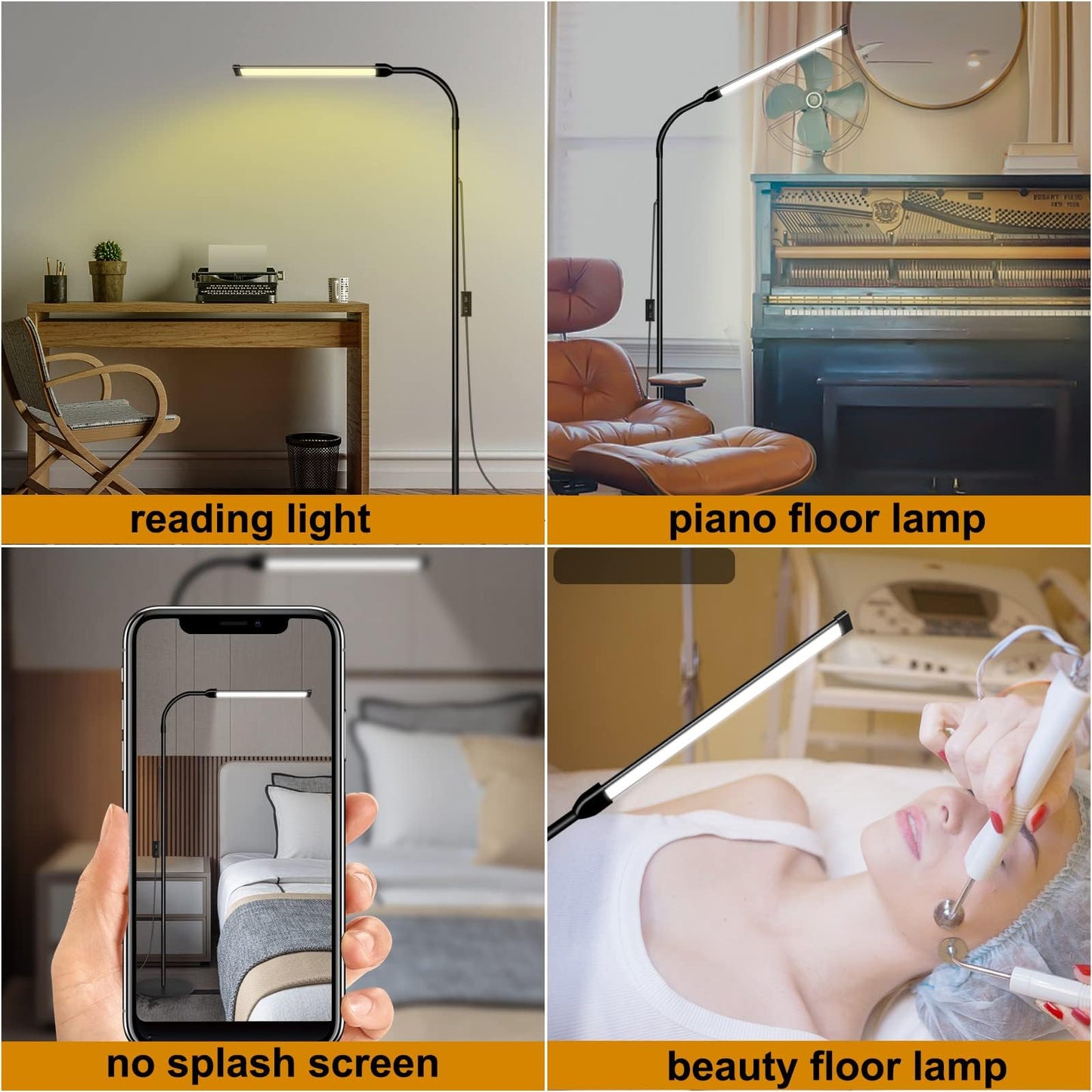 - JCOTTON LED Floor Lamp for Living Room -
