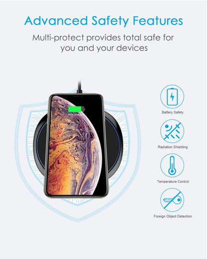 - NANAMI Wireless Charger for iPhone and Samsung -