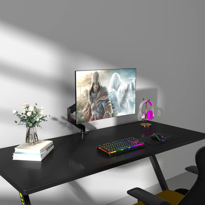 - Suptek | Single Monitor Arm | Gas Spring | Monitor Arm Desk Mount for 17-27 inch Monitors up to 6kg -