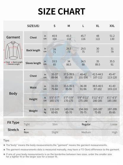 ARSUXEO Men's Cycling Jacket Winter Thermal Fleece Softshell MTB Bike Outwear 20B Red M