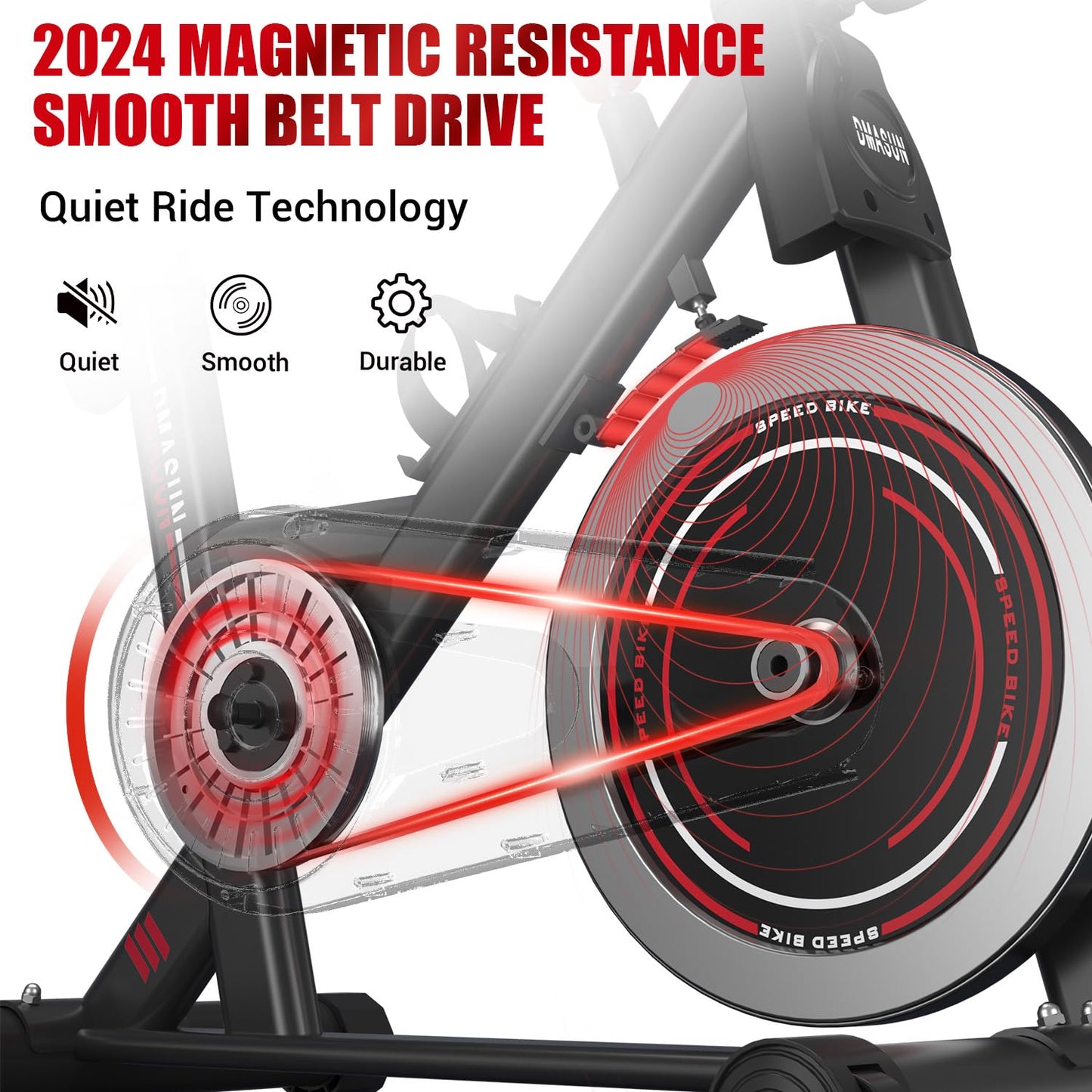 - DMASUN Indoor Exercise Bikes | Plus Magnetic Resistance Stationary Bike | Spinning Bike For Home Training Cardio Workout -