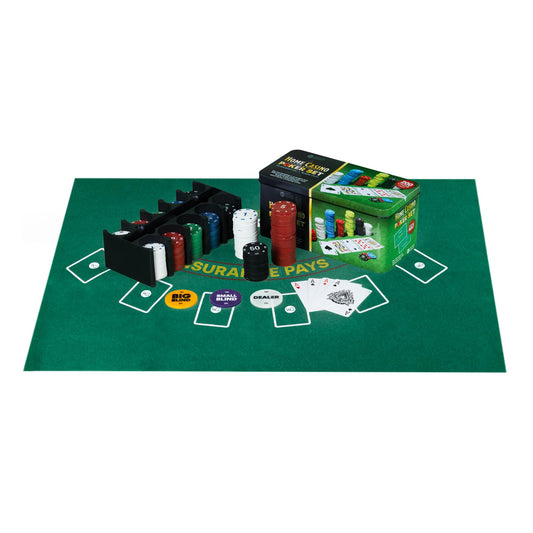 - WICKED GIZMOS Professional Casino Style 200 Piece Texas Hold'em Poker and Blackjack Game