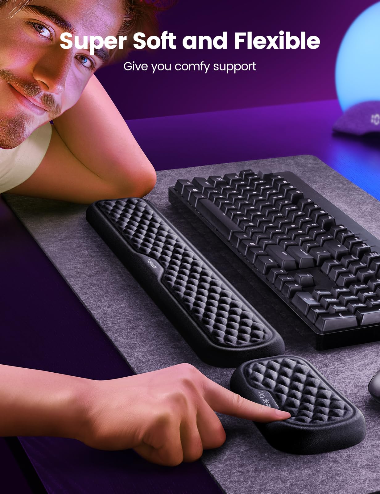 - VAYDEER Keyboard and Mouse Rest -