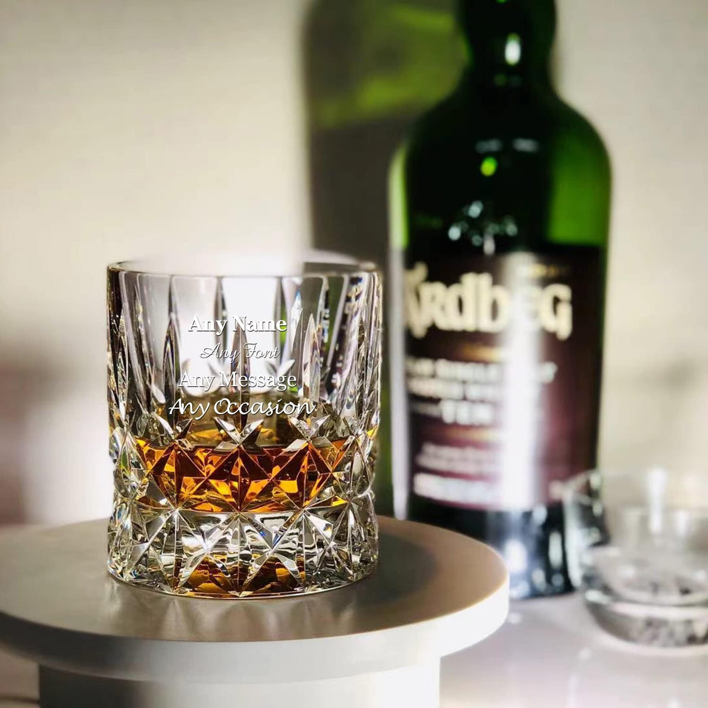 - EDSG Personalised Engraved Whiskey Tumbler Glass | 7oz | Birthday Christmas Anniversary Wedding Gift For Men Dad -