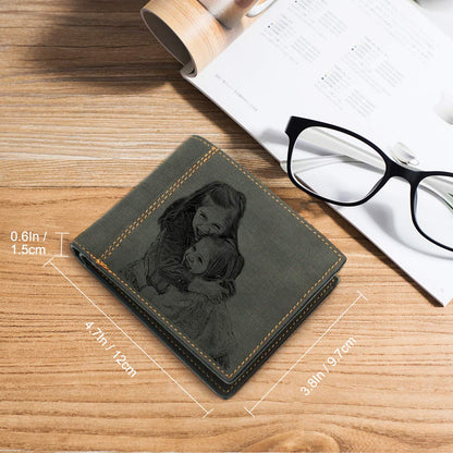 - Personalised Photo Wallets for Men | Custom Trifold Engraved Men's Photo Wallets -
