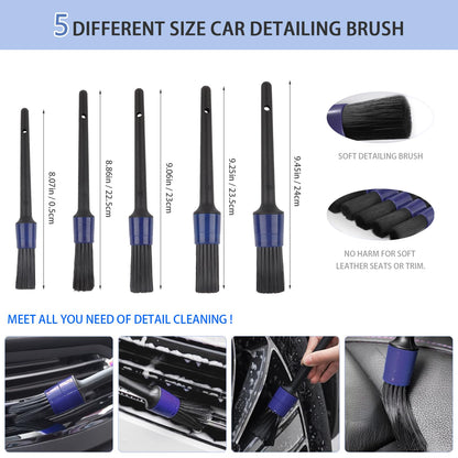 - Outigu Car Cleaning Kit | 30 Piece Car Detailing Kit -