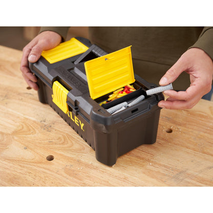 - Stanley STST1-75514 | "Essential" 12.5" Toolbox | Plastic Latches -