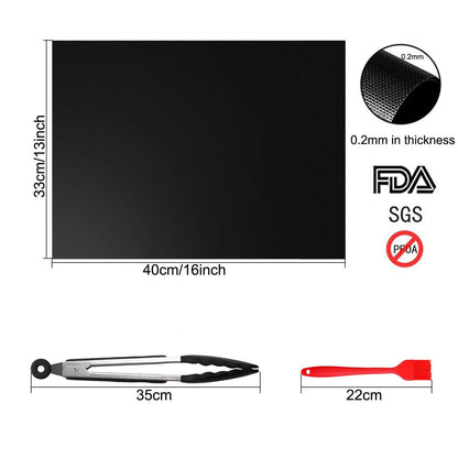 - GoFriend BBQ Grill Mat Set of 5 | Non-stick Barbecue Grill & Baking Mats -