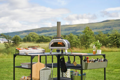 - Ooni Karu 16 Multi-Fuel Outdoor Pizza Oven | Wood and Gas Outdoor Pizza Oven with Pizza Stone & Intergrated Thermometer -