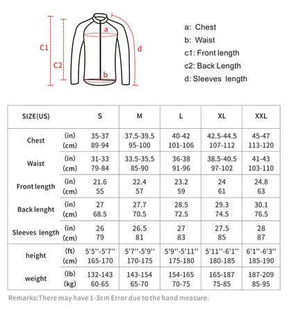 BERGRISAR Men's Cycling Jersey Tops Long Sleeve MTB Bike Shirts with 3+1 Rear Pockets BG012 Light Blue Size Medium