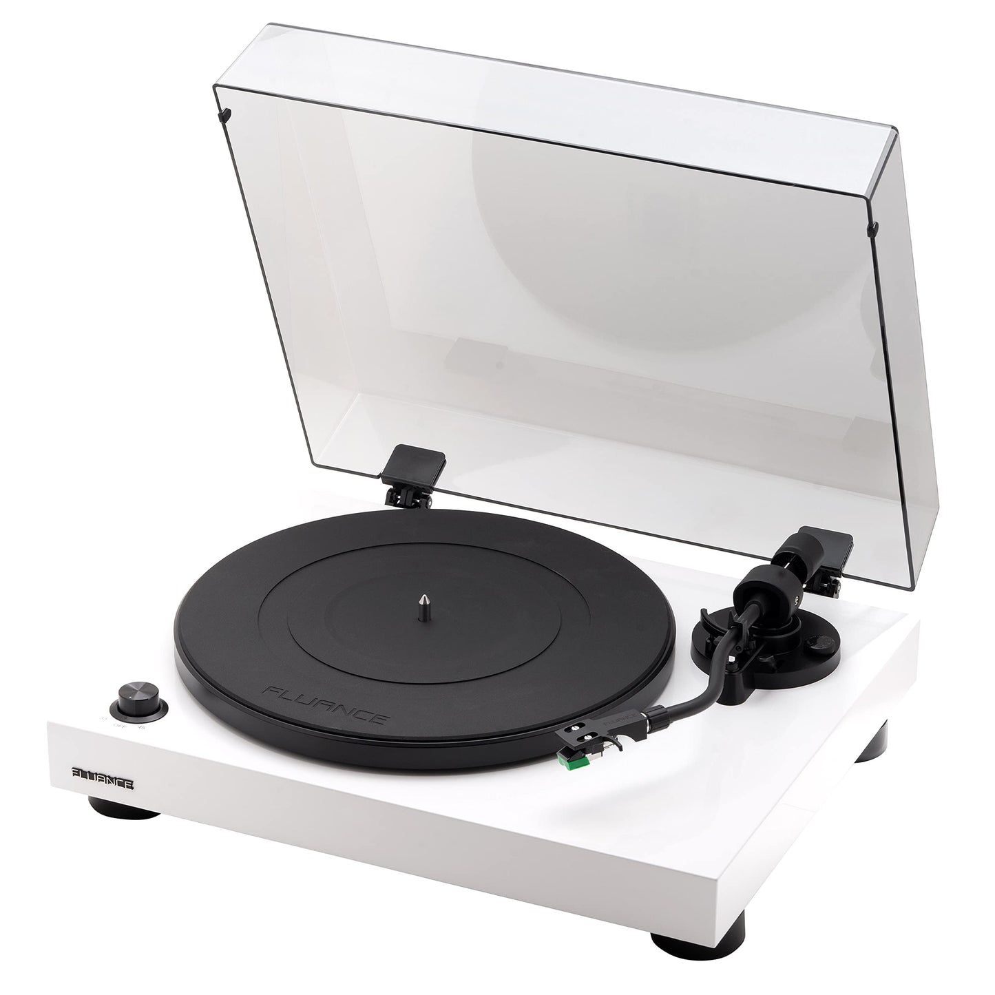 - Fluance RT81 Elite High Fidelity Vinyl Turntable Record Player | Audio Technica AT95E Cartridge | Belt Drive | Built-in Preamp | Adjustable Counterweight | High Mass MDF Wood Plinth | Piano White -