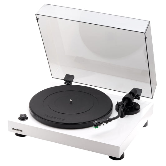 - Fluance RT81 Elite High Fidelity Vinyl Turntable Record Player | Audio Technica AT95E Cartridge | Belt Drive | Built-in Preamp | Adjustable Counterweight | High Mass MDF Wood Plinth | Piano White -