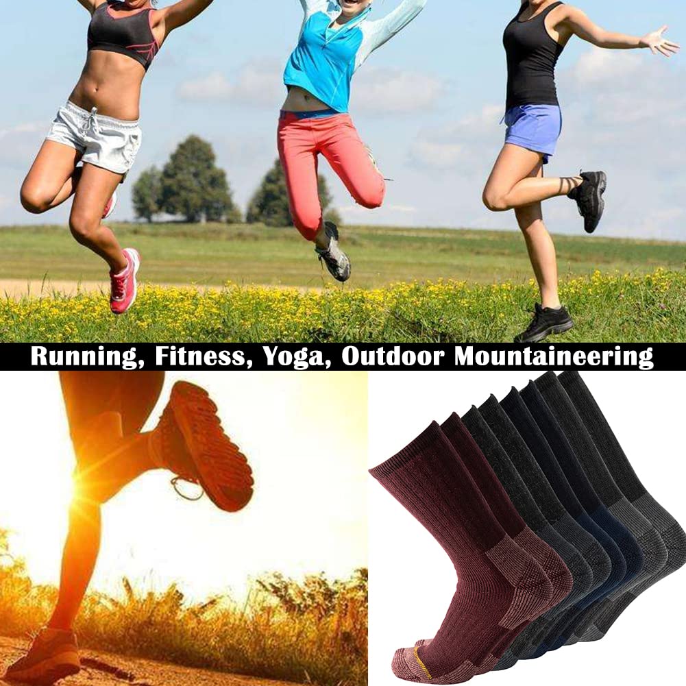 - KAVANYISO Merino Wool Socks For Men | Hiking Thermal Winter Crew Socks -