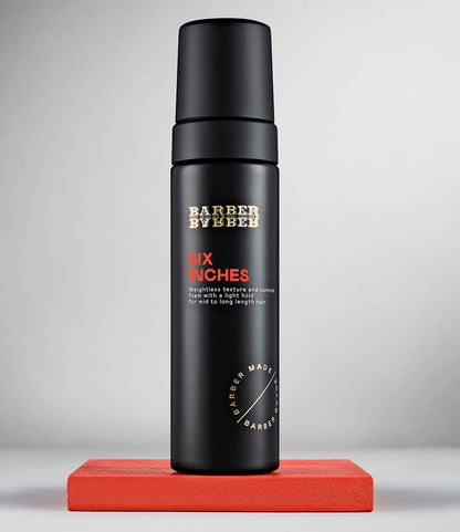- Six Inches | Weightless Texture Foam | Medium Hold | Long Lasting -