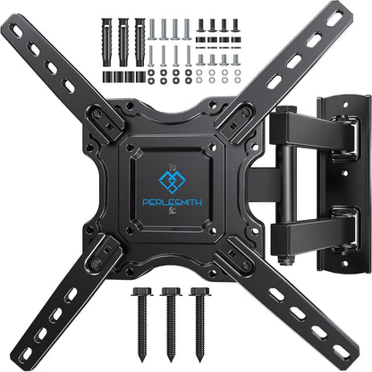 - PERLESMITH TV Wall Mount | Swivel & Tilt | Extends Heavy Duty TV Wall Bracket for 26-60 inch Plasma & Curved TV | 35kg Max -