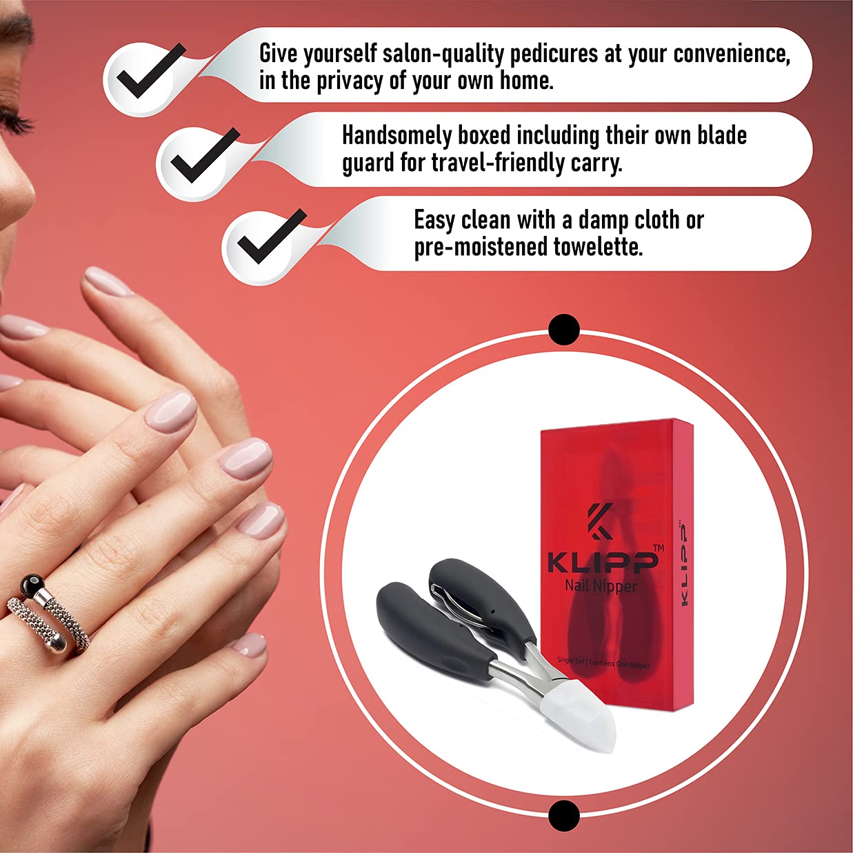 - KLIPP Toe Nail Clippers for Thick Nails -