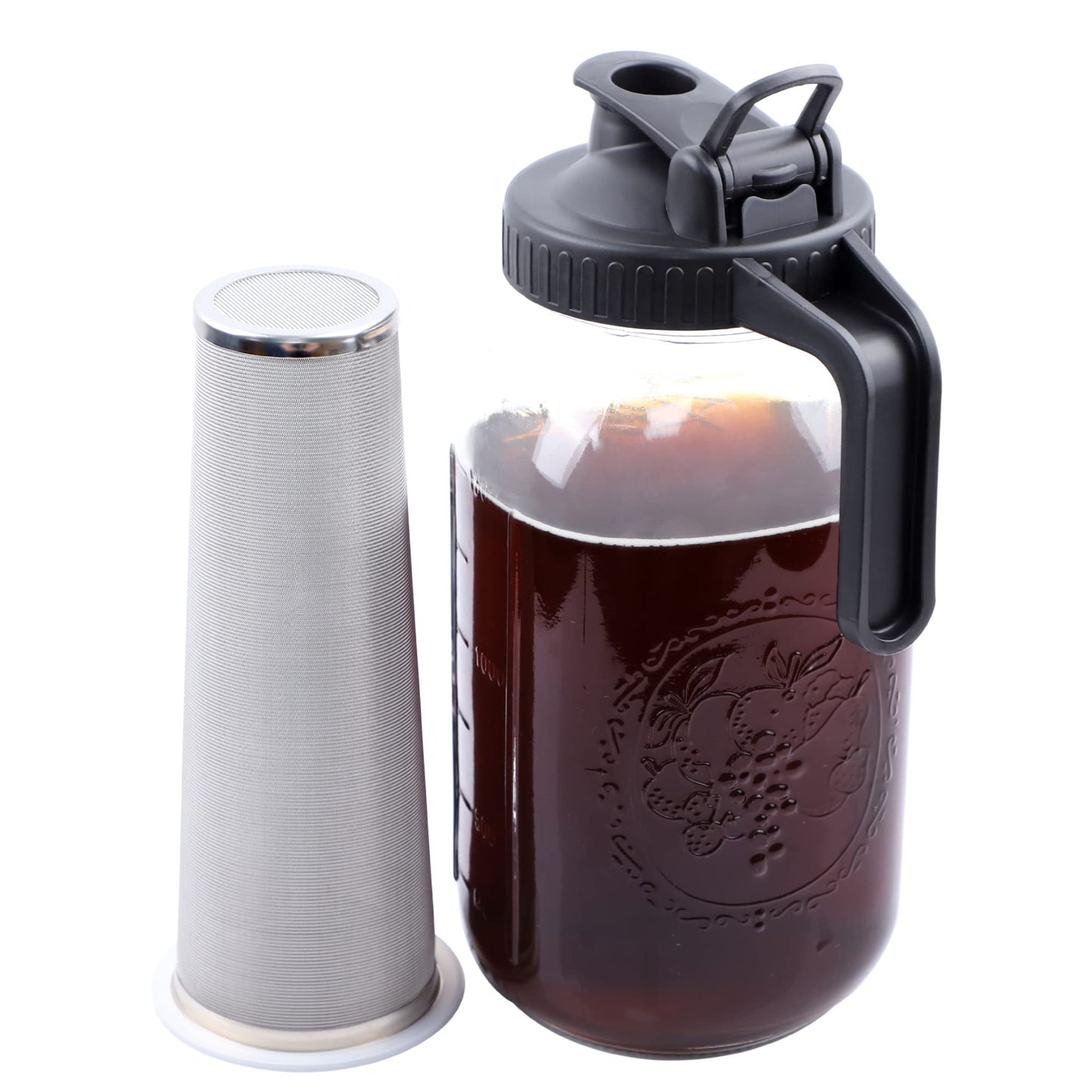 - GMSWEET Cold Brew Mason Jar Coffee Maker -