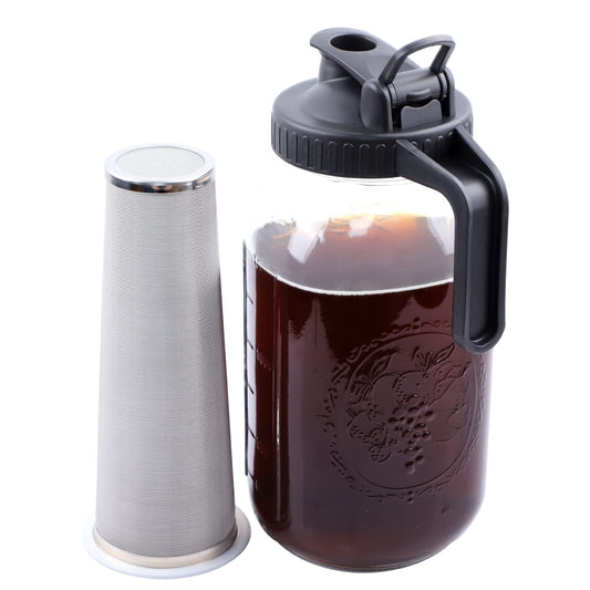 - GMSWEET Cold Brew Mason Jar Coffee Maker -