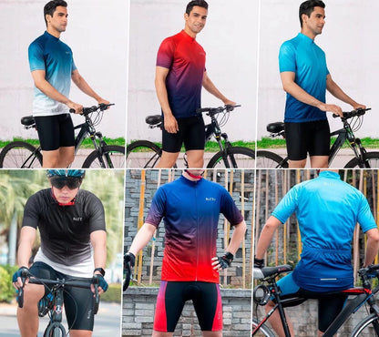 - ROTTO Cycling Jersey | Mens Short Sleeve Cycle Top | Bike Shirt -