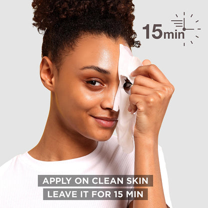 -[ Garnier Sheet Mask Discovery Collection | Face & Eye Sheet Masks for Dehydrated | Dull and Tired Skin -