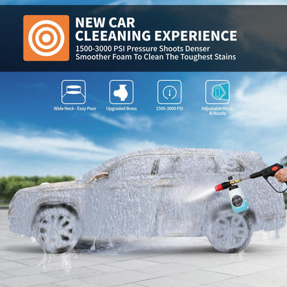 - GALAXYER Snow Foam Cannon | 1000ml Heavy Duty Snow Foam Gun Sprayer -