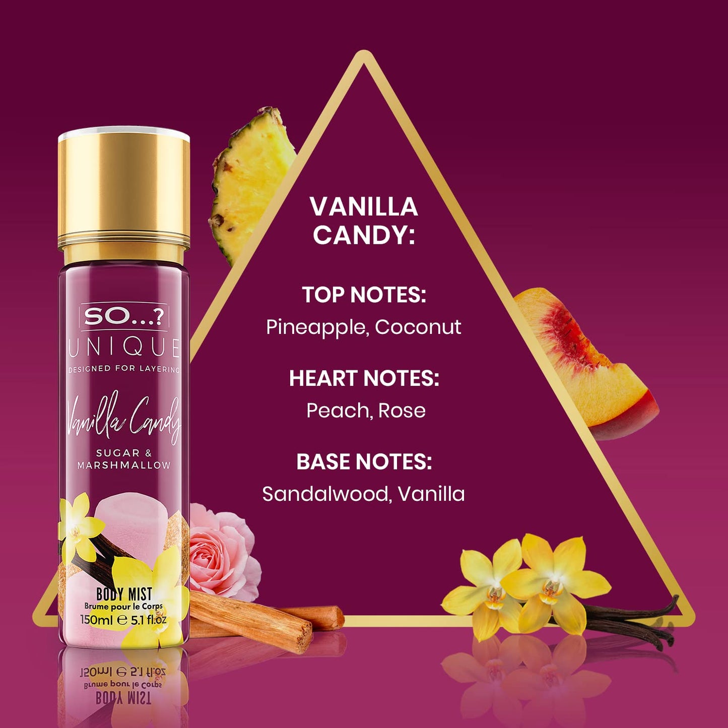 - So...? Unique Womens Candy Kiss Bundle Truffle Cream | Sweet Pea | Vanilla Candy Body Mist Spray | 150ml | Pack of 3 -