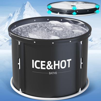 - Portable Foldable Bathtub for Adults | Soaking Bathtub for Cold Water Therapy Training -