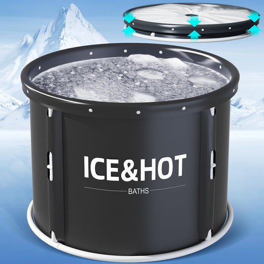 - Portable Foldable Bathtub for Adults | Soaking Bathtub for Cold Water Therapy Training -