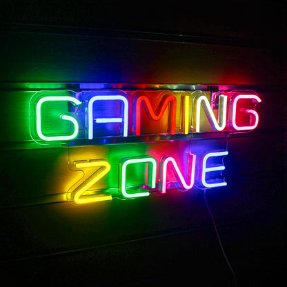 - ineonlife Gaming Zone | Neon Sign | Colorful LED Gaming Neon Light -