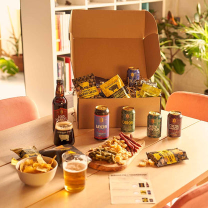 - Serious Pig | Craft Beer And Snacks Tasting Experience Gift Box -