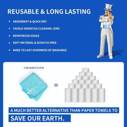 - MR.SIGA Microfibre Cleaning Cloths -