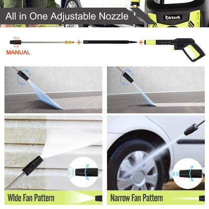 - Pressure Washer | 2200W 165bar 450L/H Electric Jet Washer -