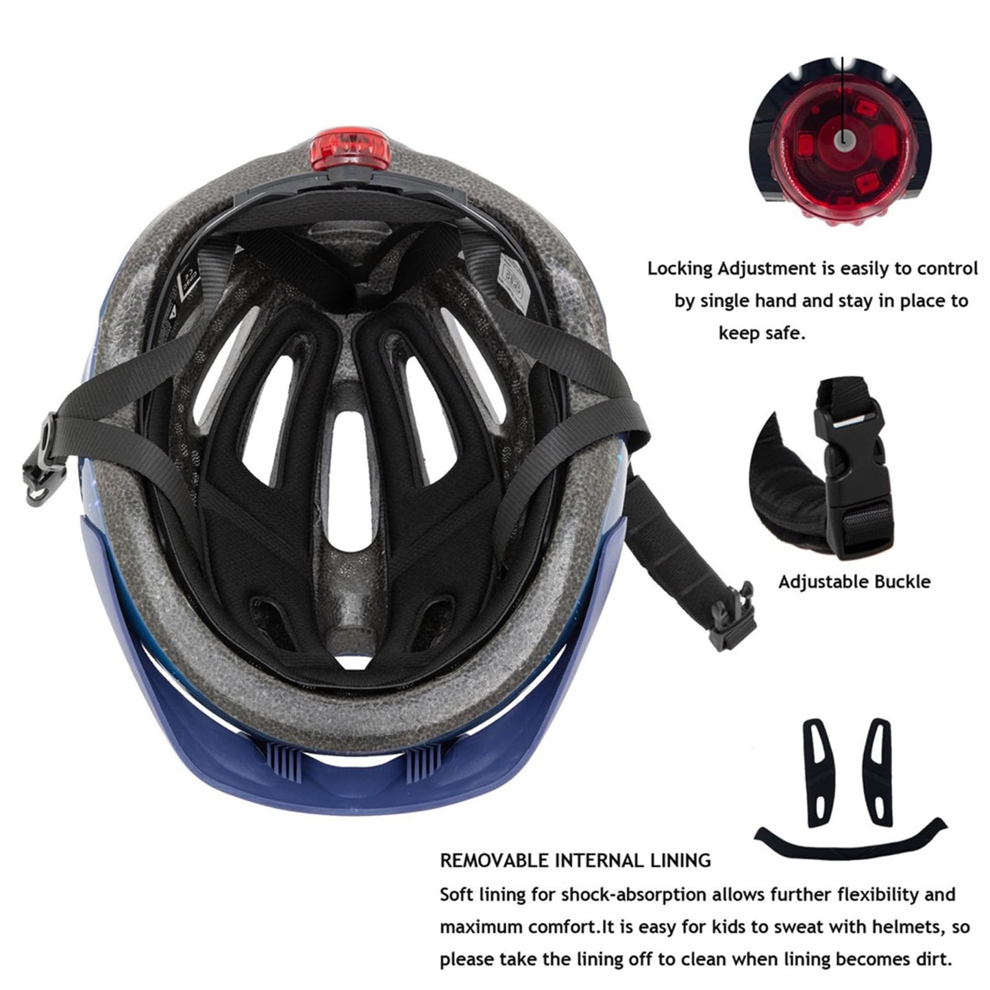 - Kids Bike Helmet | Bike Helmets for Kids with Light and Visor -