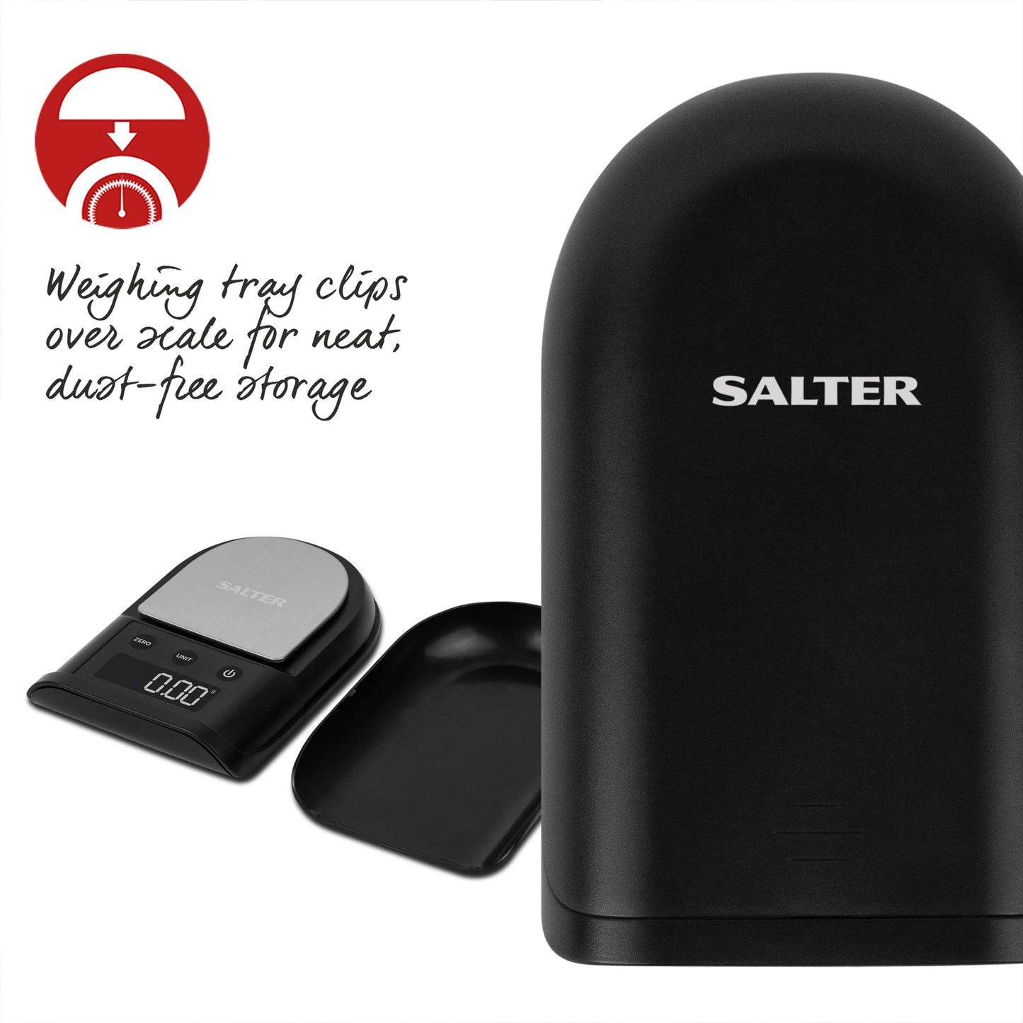 - Salter Mini Digital Kitchen Scale | Precision 0.01g Increments, Grain, Tory Ounce, Pennyweight Scale, 300g Capacity -