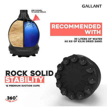 - Gallant 5.5ft Free Standing Punch Bag-Heavy Duty Pedestal Stand Boxing Bag for Kickboxing -