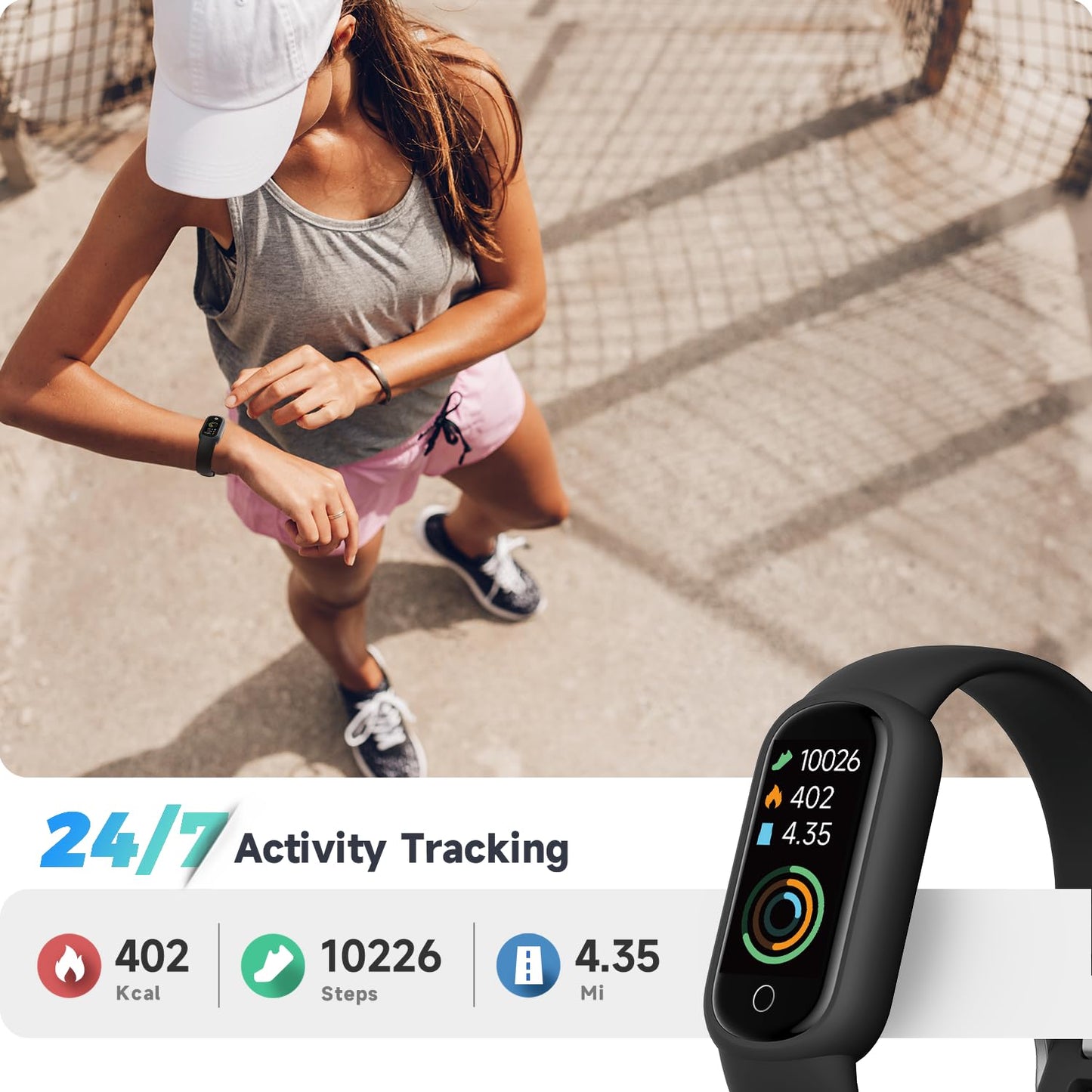 - TOOBUR Fitness Tracker Watch | Heart Rate/Sleep Tracker| IP68 Waterproof -