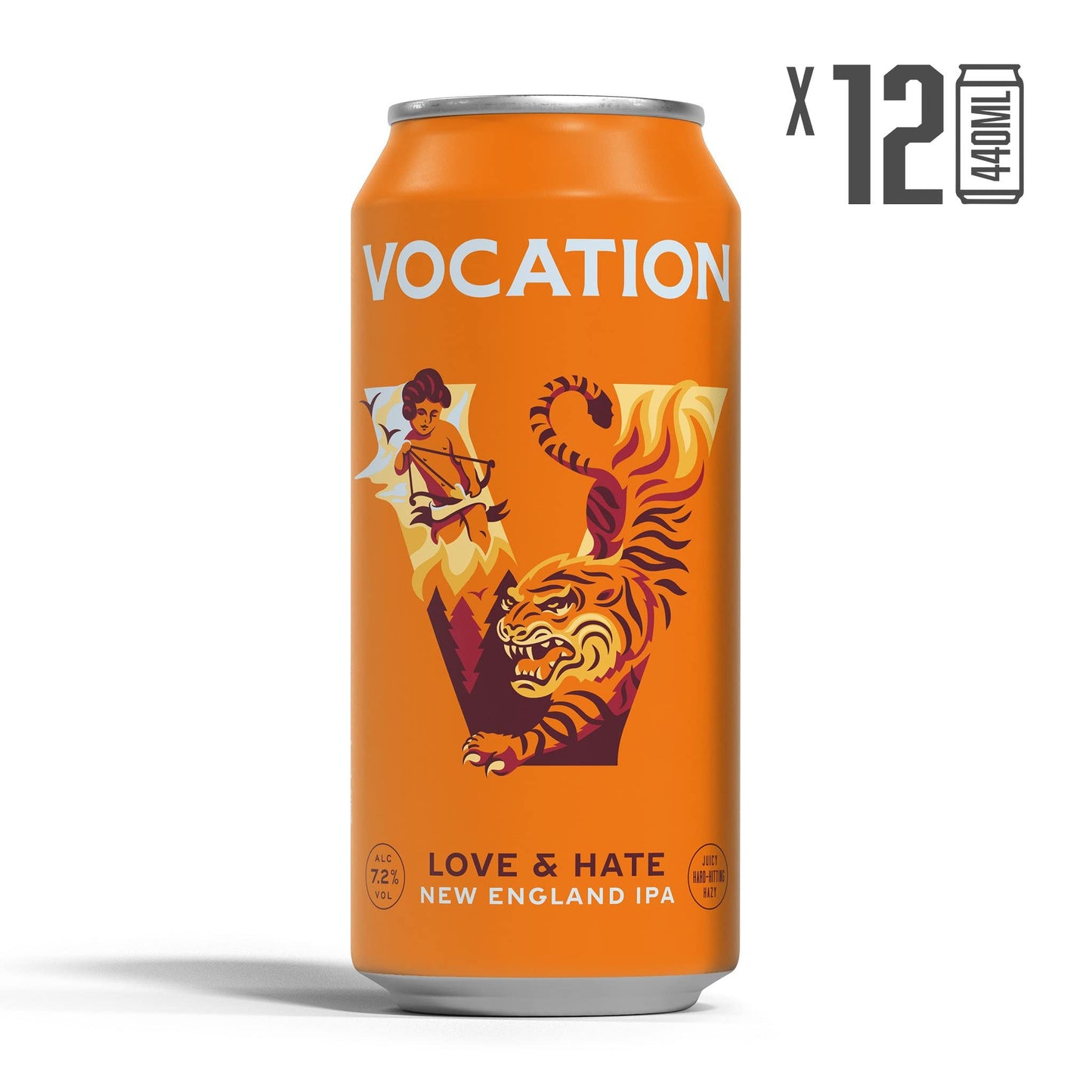 - Vocation Brewery | Love & Hate 7.2% New England IPA | 12 x 440 ml | Juicy Craft Beer -