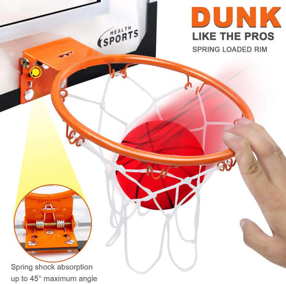 - Dreamon Mini Basketball Hoop for Kids | Wall Mounted Basketball Hoop Includes Basketball And Net -