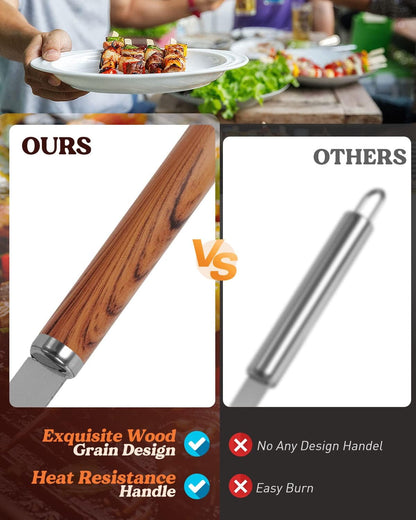 - KALAHOL 7-in-1 BBQ Tools Set | Extra Thick Stainless Steel Grill Tool Set | Storage Bag -