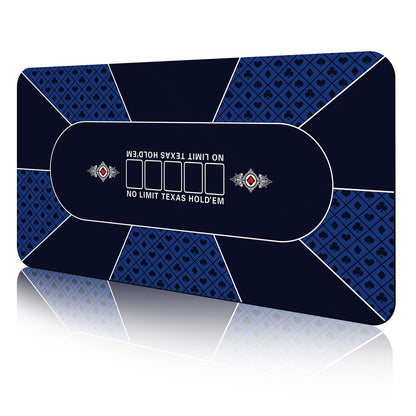 - FURUISEN Upgraded Waterproof Poker Mat 180 x 90 cm | 8 Player Portable Rubber Texas Hold'em Poker Table -