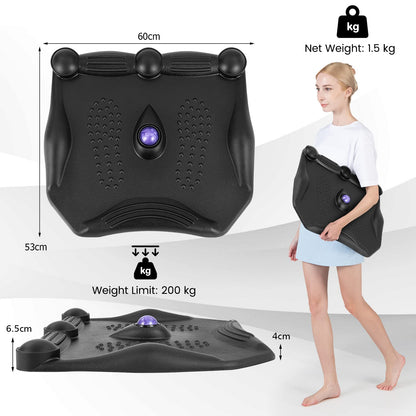 COSTWAY Anti Fatigue Mat, Ergonomic Standing Desk Mat, Acupuncture Foot Points Comfort Floor Mats for Home Kitchen Office (with Rolling Massage Ball)
