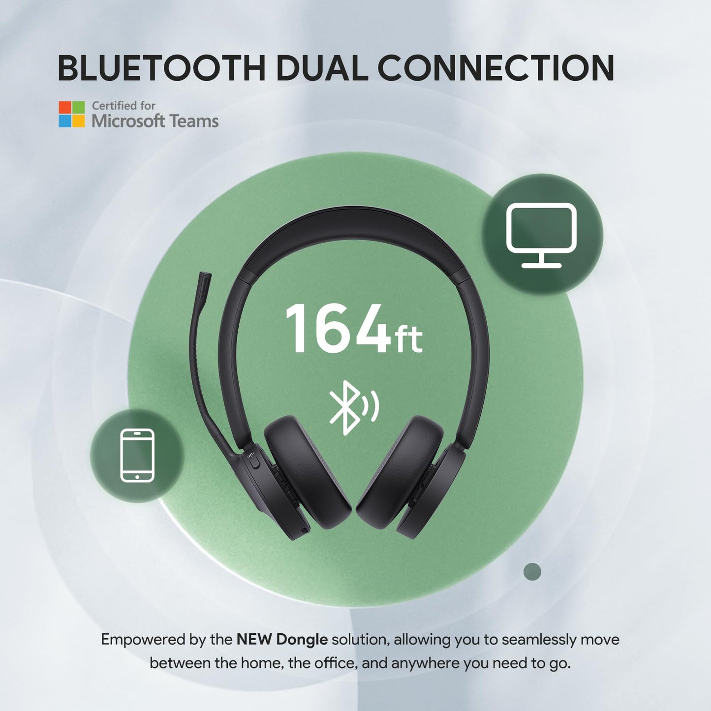 - Yealink BH70 Wireless Bluetooth Headset with Microphone