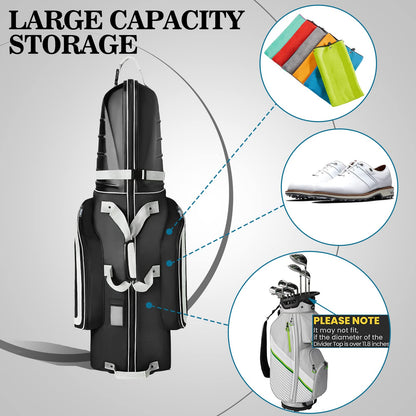 - Yamato Golf Travel Bag, Hard Shell With Wheels