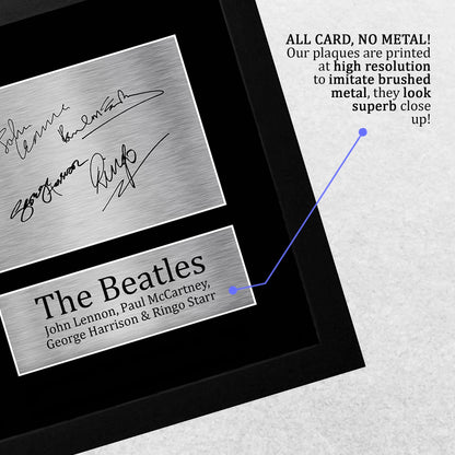 - HWC Trading FRAMED The Beatles Signed A4 -