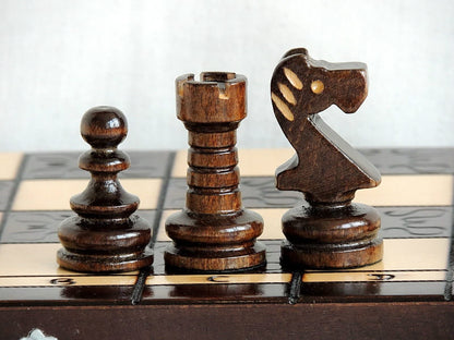 - Stunning PEARL XL Large Wooden Chess Set | 42cm / 16in -
