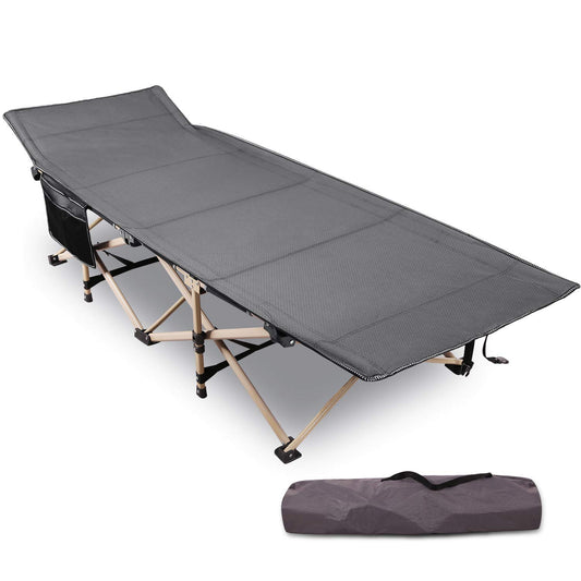 - REDCAMP Camp Bed for Adults | 28" Extra Wide Heavy Duty Folding Camping Bed -